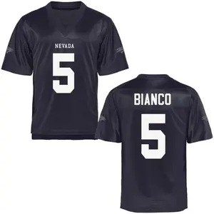 AJ Bianco Nevada Wolf Pack Youth Replica Football Jersey - Navy Blue